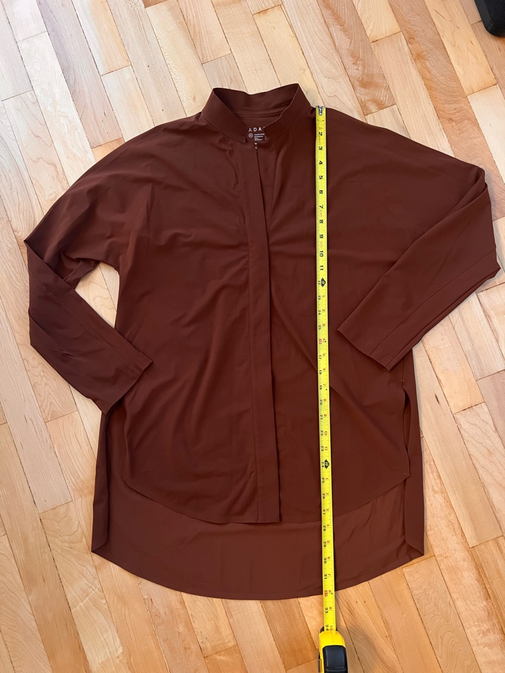 Aday Button Down Rich Brown Shirt M - Picture 2 of 2